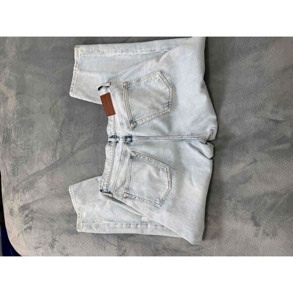 ‘90’s Lucky Brand Blue Distressed Light Wash 5 Pocket Jeans Size 8 - Picture 4 of 8